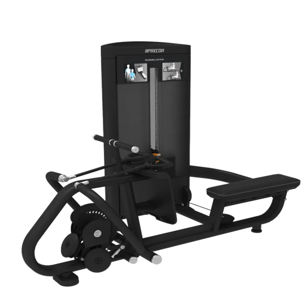 DIVERGING LOW ROW W/BLACK UPHOLSTERY (PWRS324BKPTGBLKP)
