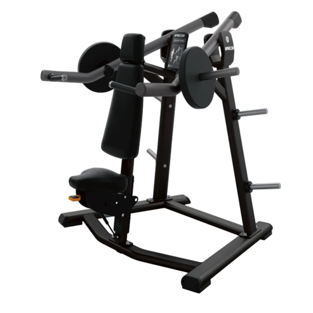 SHOULDER PRESS W/BLACK UPHOLSTERY (PWSDPL550BKPBLK)