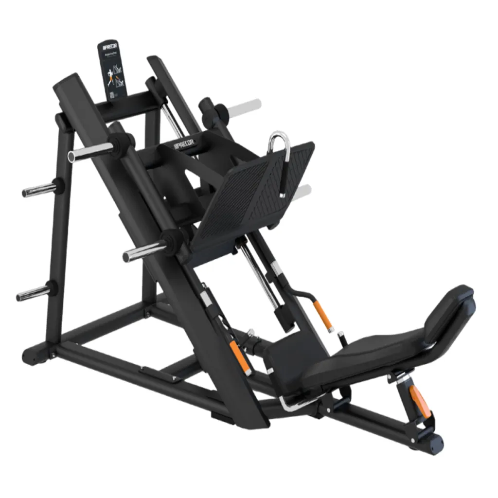 ANGLED LEG PRESS/BLACK UPHOLSTERY (PWSDPL601BBKPBLK)