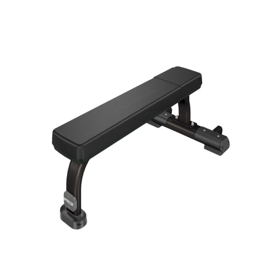 FLAT BENCH W/BLACK UPHOLSTERY (PWSDBR101BKPBLK)