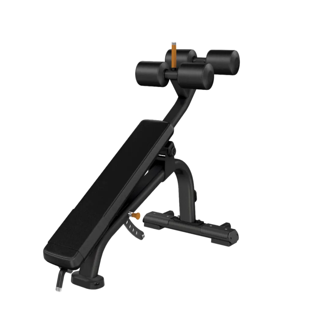 ADJUSTABLE DECLINE BENCH W/BLACK UPHOLSTERY (PWSDBR113BKPBLK)