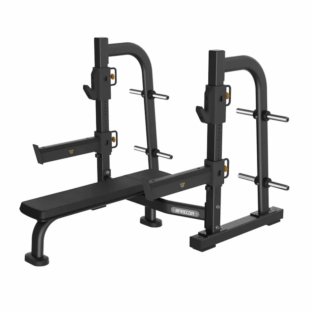 DBR 412 OLYMPIC SPOTTER BENCH W/BLACK UPHOLSTERY (PWSDBR412BKPBLK)