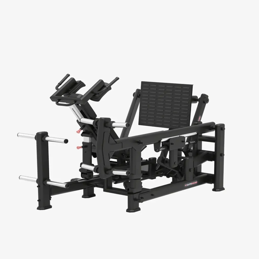 GLUTE PRESS W/BLACK UPHOLSTERY (PWSGPL604BKPBLK)