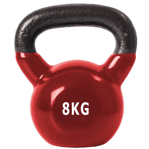 KETTLEBELL RECUBIERTAS EN GOMA CON AGARRE 8KG