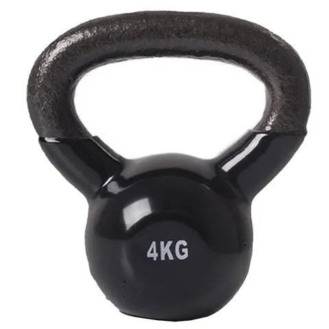 KETTLEBELL RECUBIERTAS EN GOMA CON AGARRE 4KG