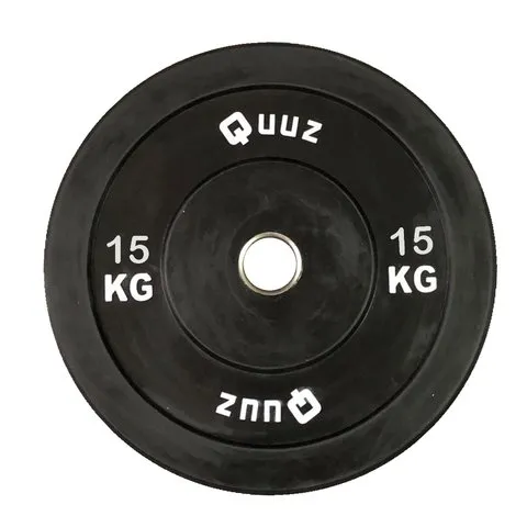 BUMPER DE 100% GOMA QUUZ NEGRO X 15 KG